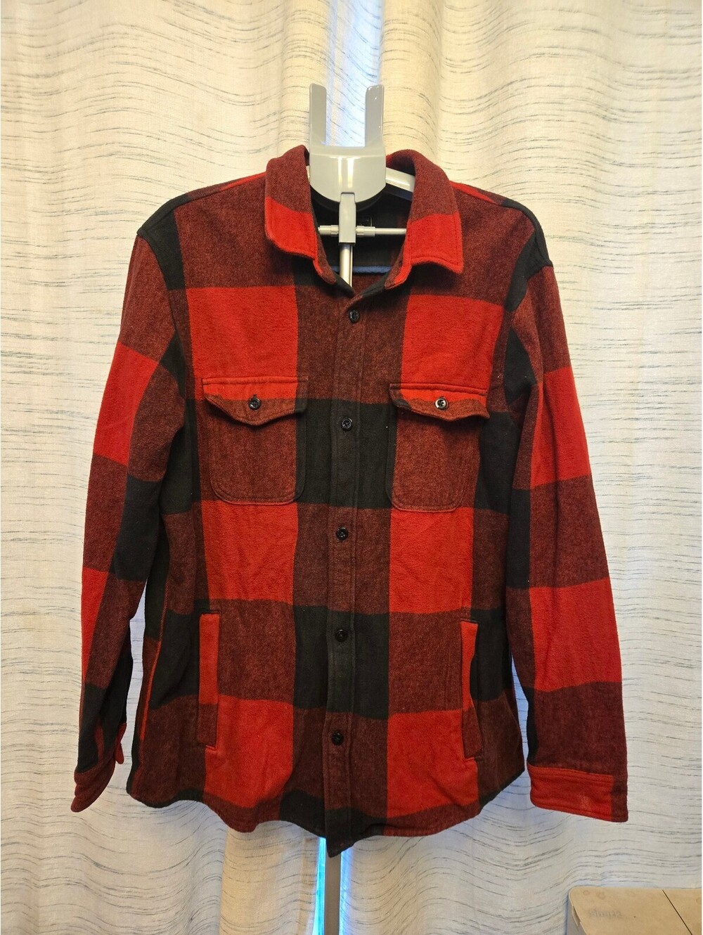 Abercrombie & Fitch XXL Heavyweight Buffalo Plaid Flannel Shacket